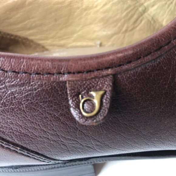 French Shriner Mens Shoes Size 10M Burgundy Leather Tassel Loafers F41174 main image 8